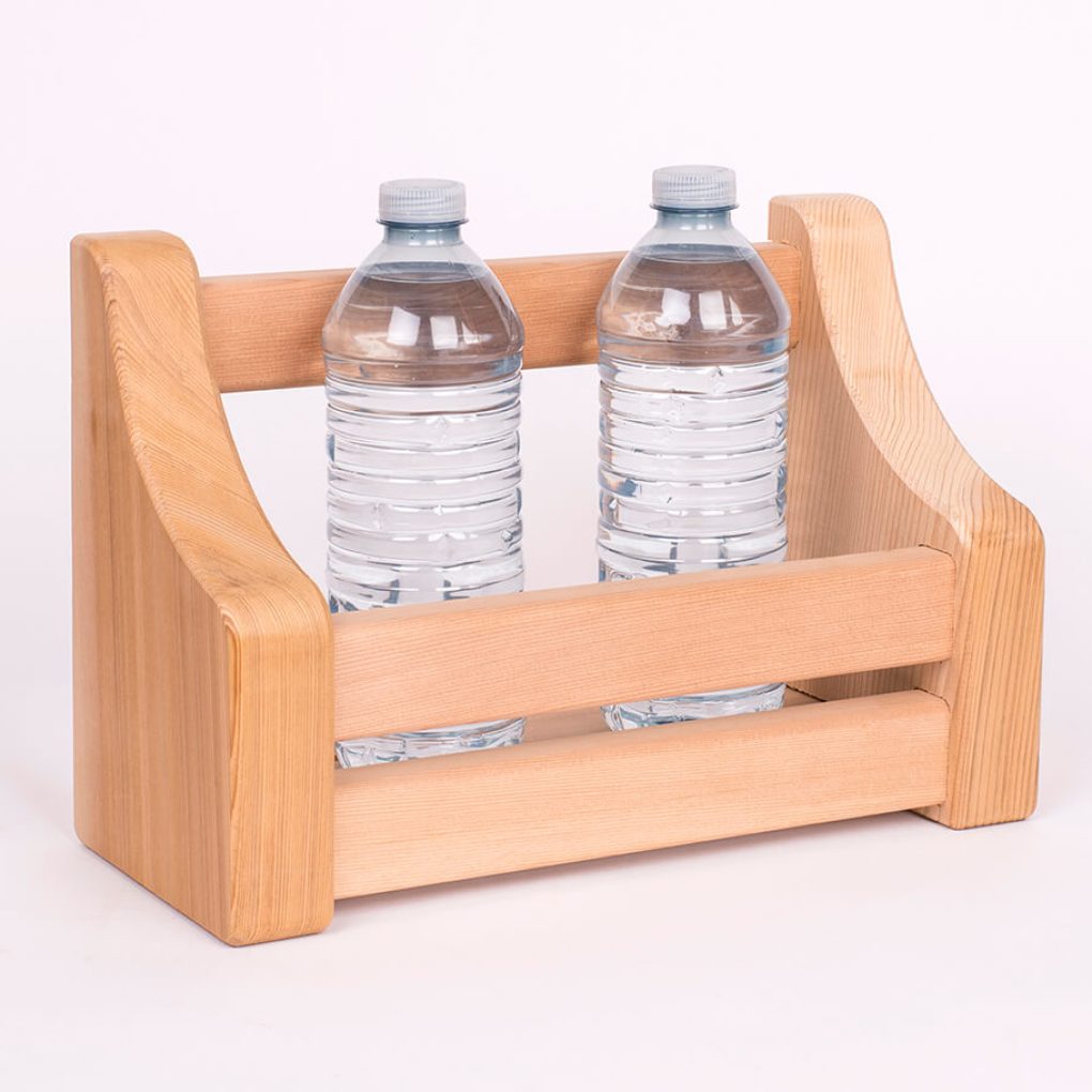 Cedar Bottle Shelf