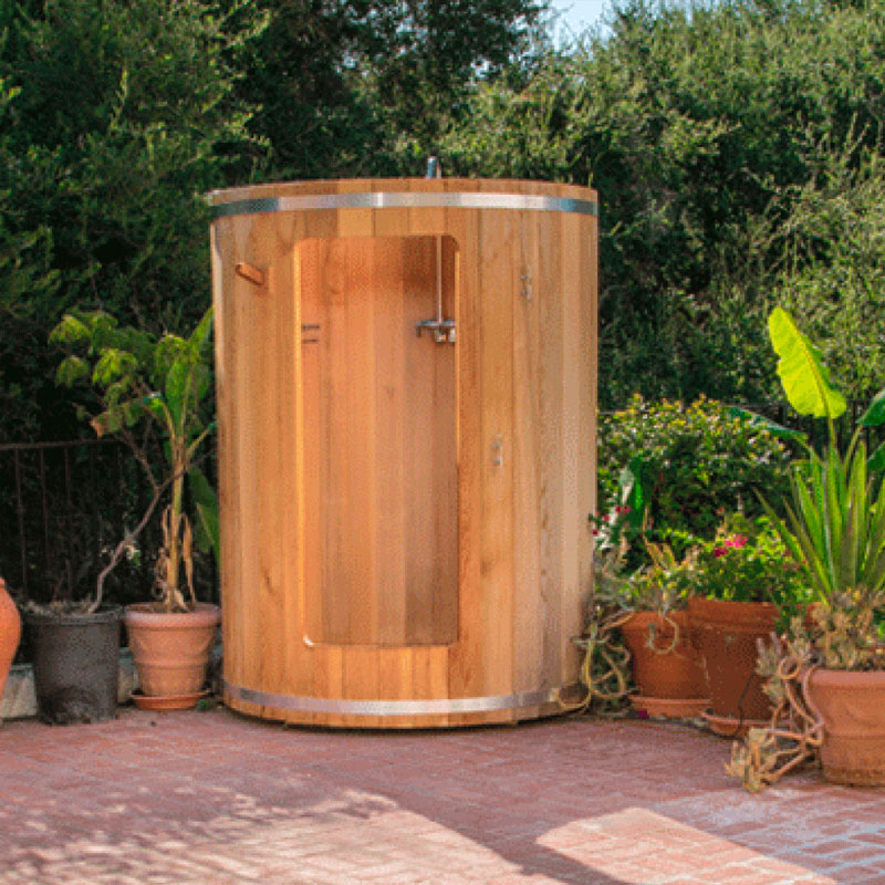 Rainbow Barrel Shower